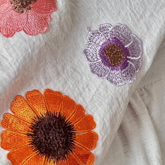 ANNA KAY Klo Midi Dress Backless Dress with Floral Accents size medium - Picture 15 of 15